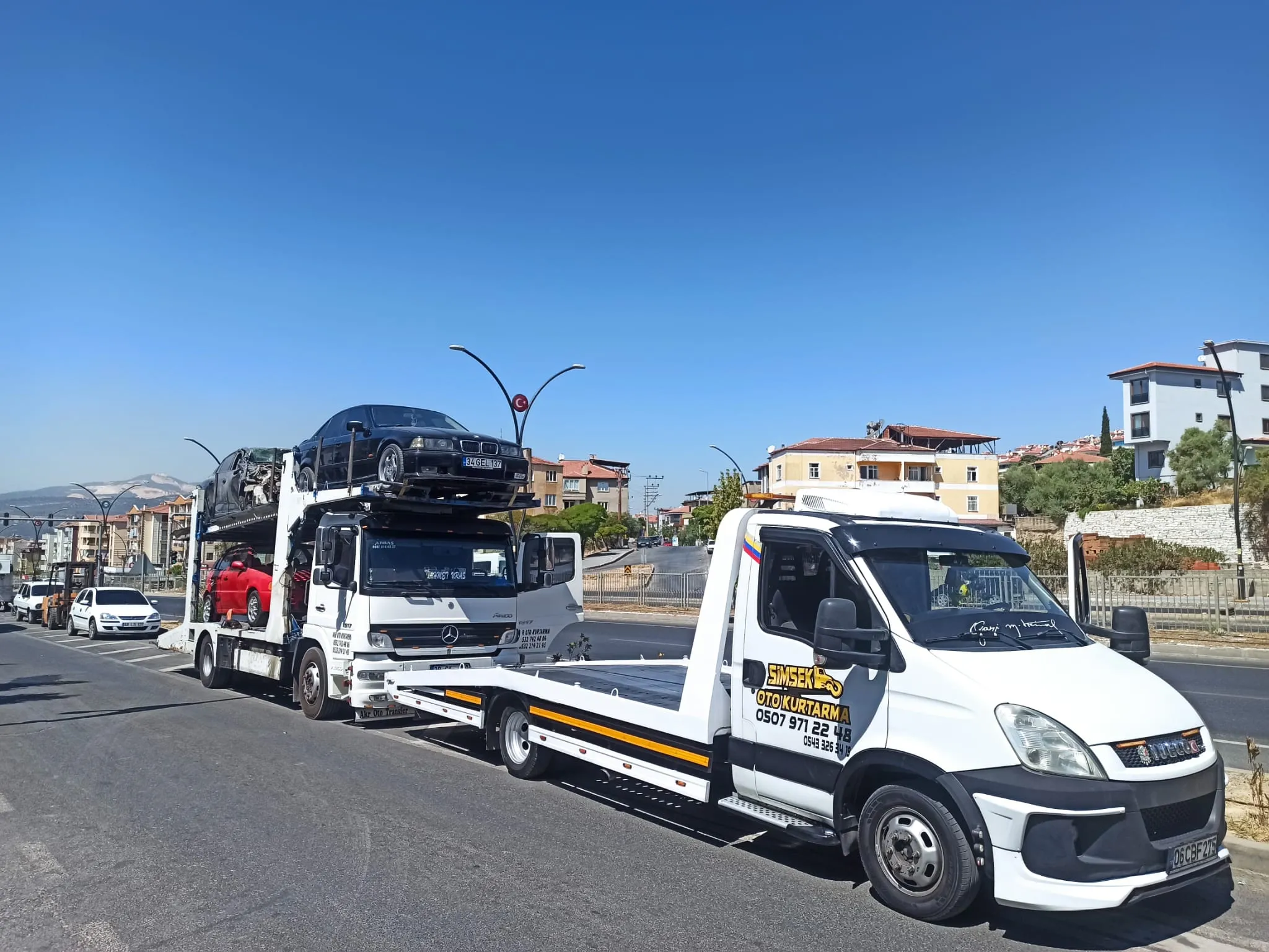 Şimşek Oto Kurtarma çoklu araç transferi