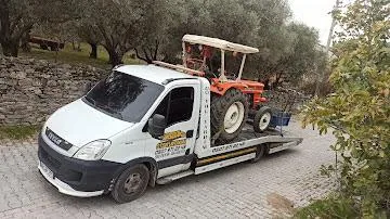 Traktör çekici ile taşıma